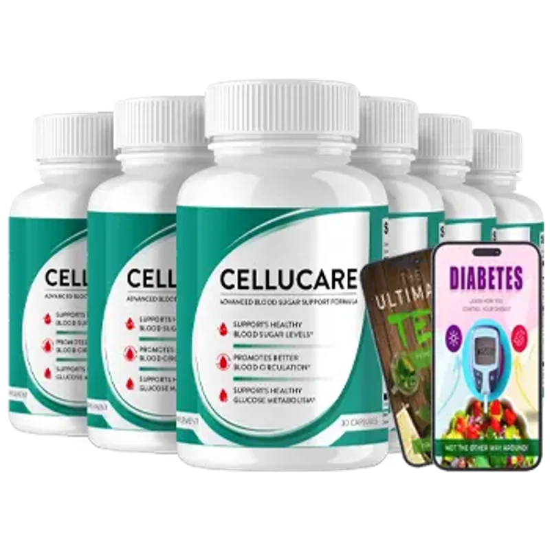 CelluCare Blood Sugar Support — 6 Bottle / 180 Day Pack